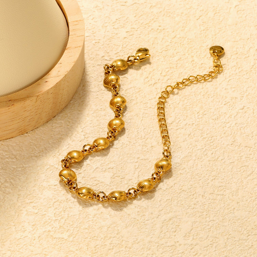 Pulsera Conchitas Gold Waterproof