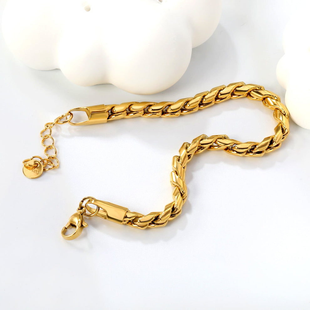 Enchapado en Oro 18K PVD aprueba de agua - AZZIA JOYERIA 