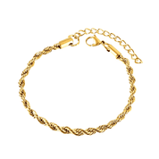 Pulsera Cordón Waterproof - Joya en acero inoxidable enchapado en oro 18k - D'Merys
