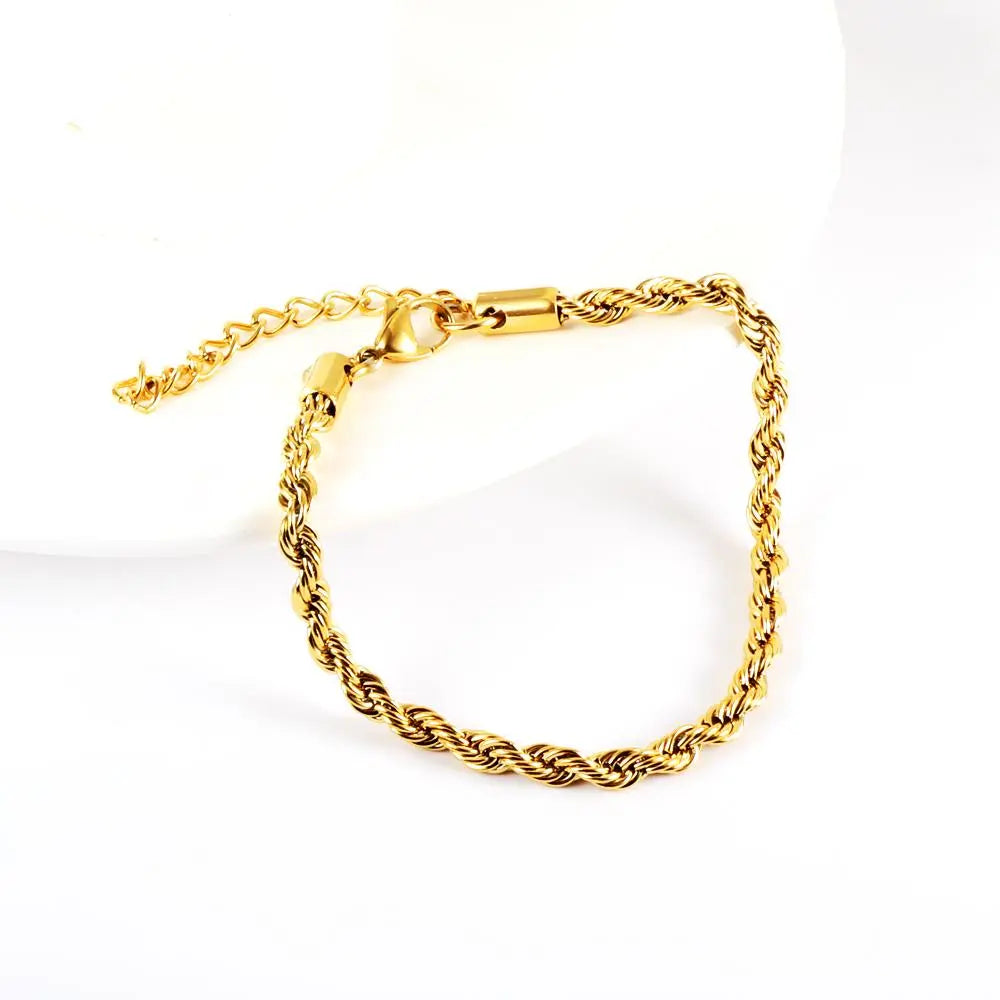Pulsera elegante con cadena delicada - AZZIA JOYERIA 