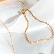 Pulsera Cordón Waterproof - Joya en acero inoxidable enchapado en oro 18k - D'Merys