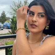 Pulsera Dina Eslabones Waterproof - Joya en acero inoxidable enchapado en oro 18k - D'Merys