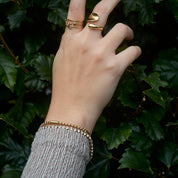 Pulsera Doble Tenis Waterproof - Joya en acero inoxidable enchapado en oro 18k - D'Merys