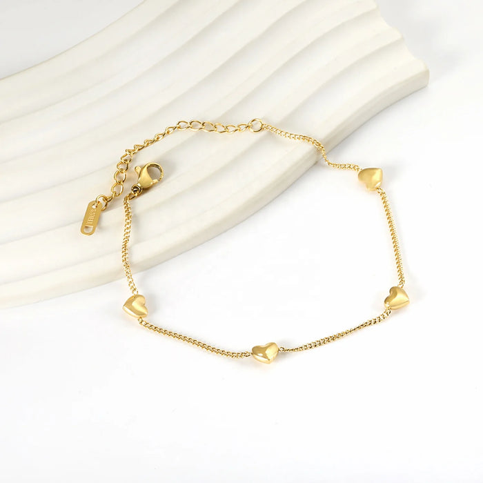 Pulsera Karina Waterproof - Joya en acero inoxidable enchapado en oro 18k - Azzia joyería