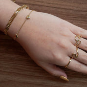 Pulsera Karina Waterproof - Joya en acero inoxidable enchapado en oro 18k - D'Merys