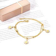 Pulsera Margarita Waterproof - Joya en acero inoxidable enchapado en oro 18k - D'Merys