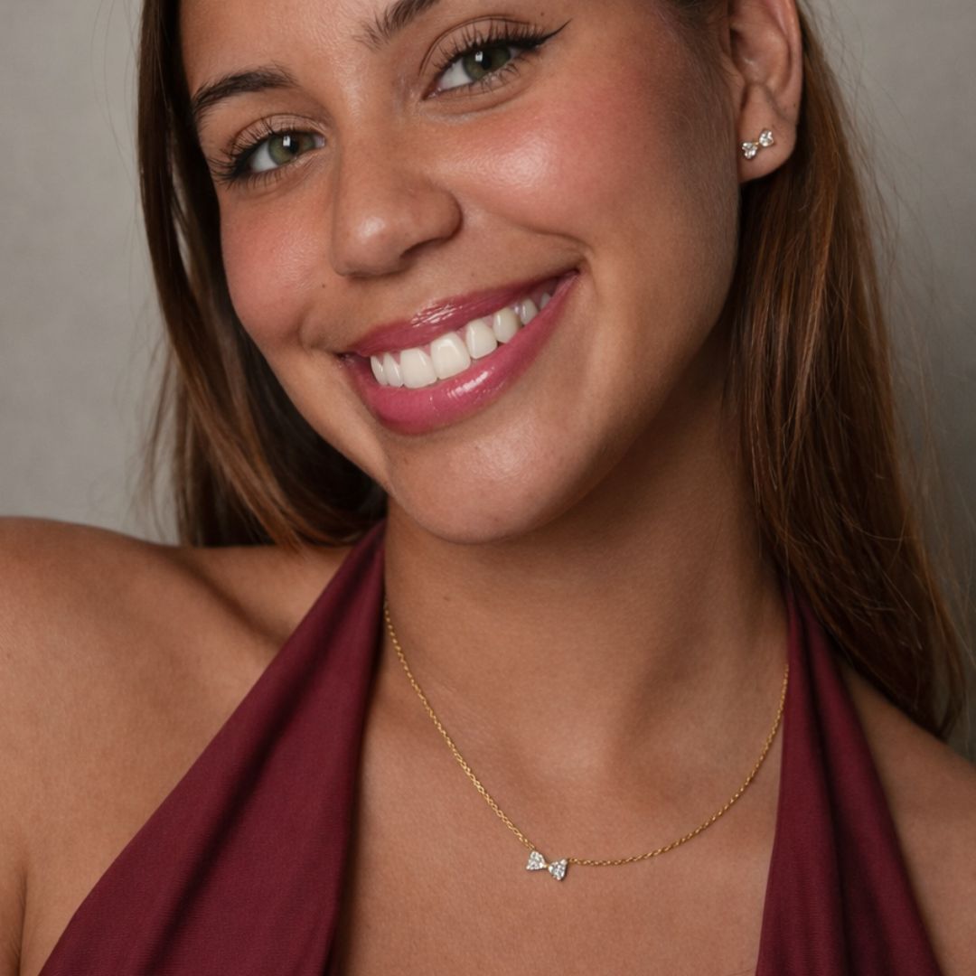 Set Lucy Collar y Aretes Waterproof