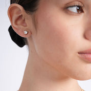 Set de Collar con Aretes Corazón Waterproof