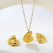 Set Caracol Dorado Waterproof