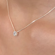 Set de Collar y Aretes Punto De Luz Plata 925 - Joya en plata 925 - D'Merys