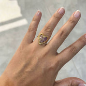 Anillo Amelia  Purple Waterproof