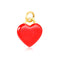 Charms azzia - corazón rojo
