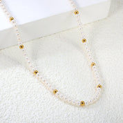 Collar Perla Solar Waterproof | Azzia Joyería