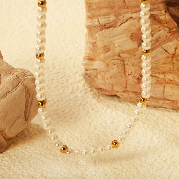 Collar Perla Solar Waterproof | Azzia Joyería