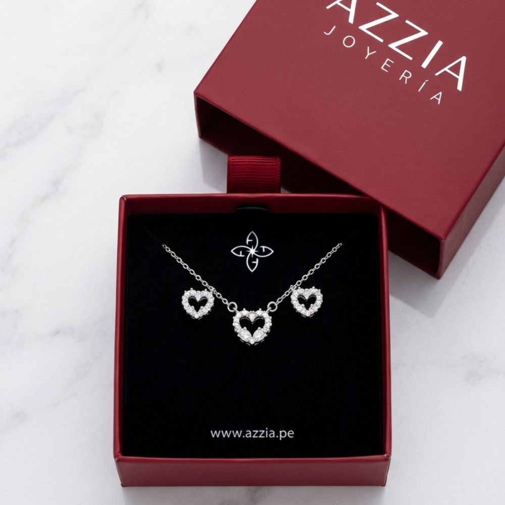Presentación en cajita elegante - AZZIA JOYERIA 